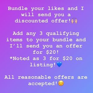 Bundle & Save 💙💜